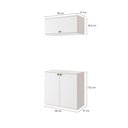 Ver imagem 5 de Conjunto para Banheiro com Basculante Kappesberg Celeste 2 Peças Branco 80cm