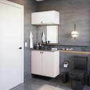 Ver imagem 1 de Conjunto para Banheiro com Basculante Kappesberg Celeste 2 Peças Branco 80cm