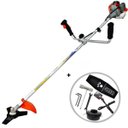 Ver imagem 1 de KIT Roçadeira Profissional Vulcan VR260P 2T 26CC + Faca 2 Pontas Furo 25mm Tamanho 330mm