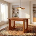 Ver imagem 1 de Mesa de Jantar Retangular 4 Lugares 130cm Tali CabeCasa MadeiraOriginals Marrom Cinamomo