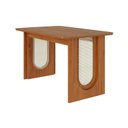 Ver imagem 3 de Mesa de Jantar Retangular 4 Lugares 130cm Tali CabeCasa MadeiraOriginals Marrom Cinamomo