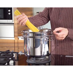 Jogo de Panelas 10 Peças Inox Fundo Triplo Solar Tramontina - 10