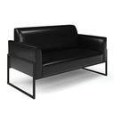 Ver imagem 5 de Sofá Namoradeira Base Industrial Alta Preto Marisa Corano D03 - D’Rossi