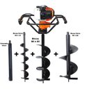 Ver imagem 1 de Perfurador de Solo Vulcan VPS520 2T 52CC 2,5HP com Broca 80x20cm + Broca 80x10 e 80x30cm + Extensã