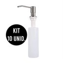 Ver imagem 5 de KIT 10 Unidades Dispenser Dosador sabão Embutir Pia Detergente Sabonete Liquido escovado cozinha