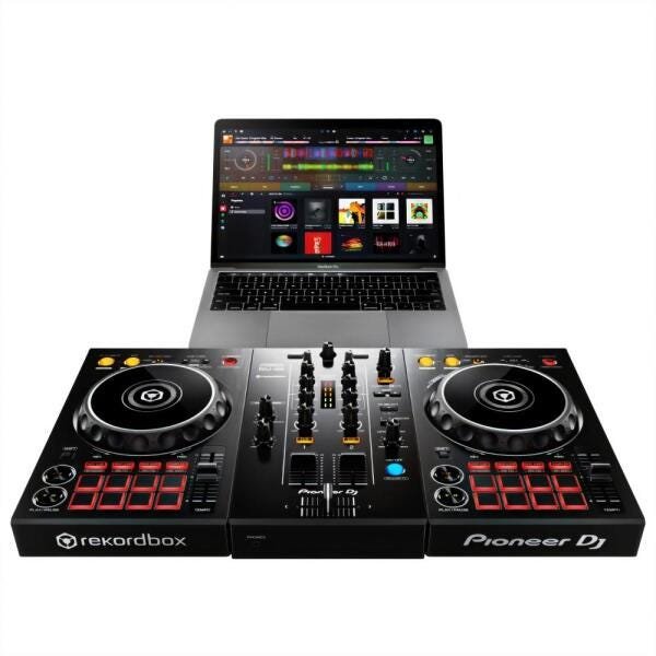 KIT Controlador Pioneer DDJ 400 com RekordBox + Bag Pioneer DJ DJC