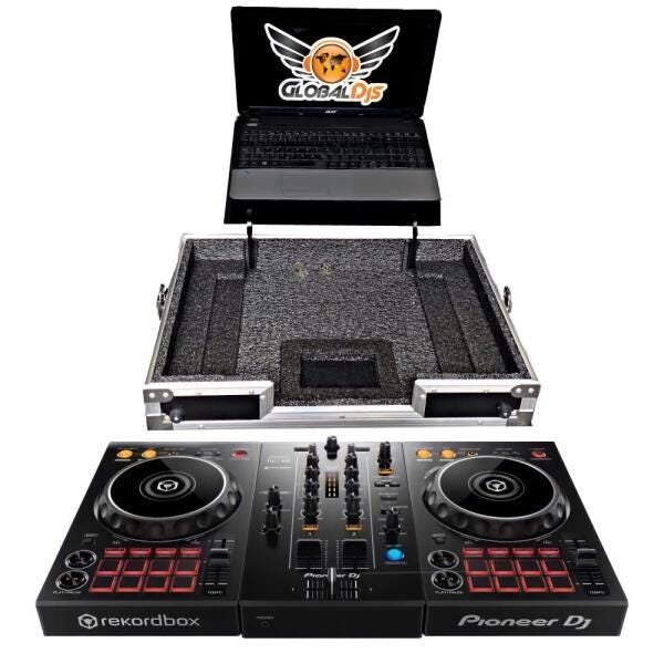 Kit Dj Controlador Ddj 400 Pioneer + Hard Case Plataforma