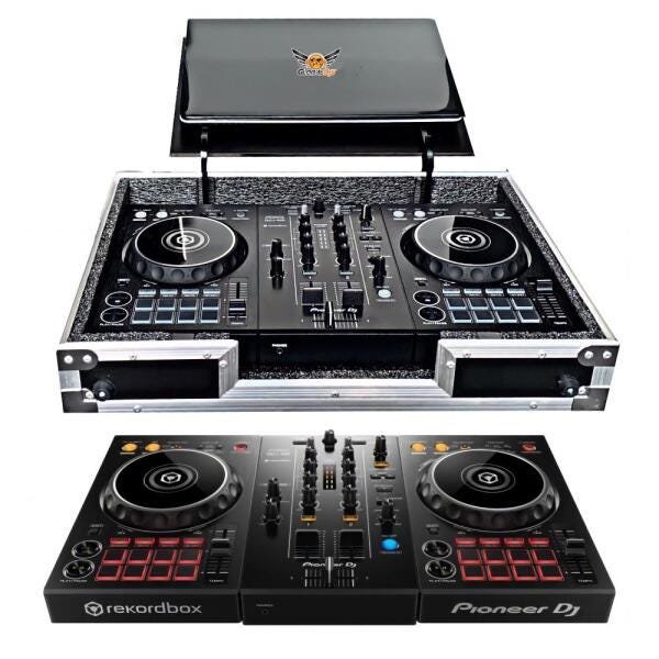 Kit Dj Controlador Ddj 400 Pioneer + Hard Case Plataforma
