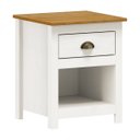 Ver imagem 2 de Mesa de Cabeceira com 1 Gaveta e 1 Nicho Madeira Maciça - Br