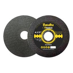 Discos Corte Fino Navalha 4.1/2 X 1,0 X 7/8 Titanium 50 Uni - 7