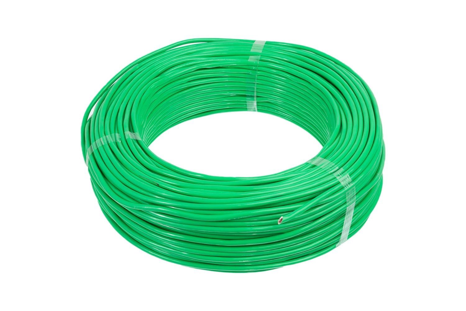 Fios Elétricos Antichamas Flexível 2,5 Mm 100 Metros Verde - 1