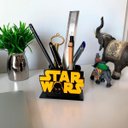 Ver imagem 3 de Porta Lápis Caneta E Acessórios Geek Star Wars Darth Vader 10x10cm