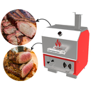 Ver imagem 1 de Churrasqueira Pit Smoker Hotbox para Bancada - Vermelho