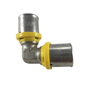 Cotovelo 16mm X 16mm Fêmea para Tubo Pex Gás Tudogás