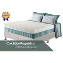 Ver imagem 1 de Cama Box King: Colchão Magnético Anjos Infravermelho Confort + Base CRC Courano White(193x203)