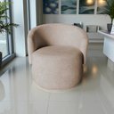 Ver imagem 7 de Poltrona Decorativa Beatriz Orgânica Suede Bege