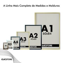 Moldura 50x70cm com Acetato Quadros Poster Foto Quarto Sala Casa Parede Certificados Madeira Fundo D - 8