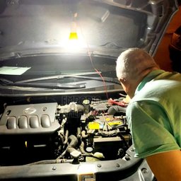 Luz Lâmpada LED Automotivo Luminária Pendente 12V 5W Bateria Carro Veicular Iluminação Mecânica Best - 3
