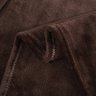 Cobertor Manta Fleece Microfibra Soft Casal Marrom Santana Enxovais manta, coberto, mantinha, manta  - 6