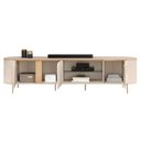 Ver imagem 3 de Rack Bancada Ariana com Aparador Suri e Mesa de Centro Suri Off White – Dj Móveis