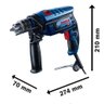 Furadeira de Impacto 650w Bosch Gsb13re Gsb 13 Prof + Acess - 7