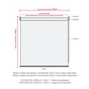 Ver imagem 5 de Persiana Rolo Screen 3% Preto - 1,00m x 1,25m
