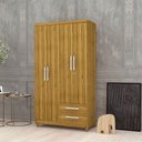 Ver imagem 4 de Guarda Roupa 4 Portas 2 Gavetas Line Vila Rica Canela