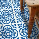 Ver imagem 1 de Adesivo Piso Azul e Branco