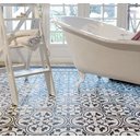 Ver imagem 1 de Adesivo para Piso Preto e Branco Indiano Lavável Antiderrapante