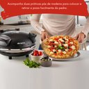 Ver imagem 6 de Forno de Pizza Elétrico Preto com Pedra Antiaderente Ariete Forno de Pizza Smart Preto Ariete 220v