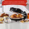 Forno de Pizza Elétrico Preto com Pedra Antiaderente Ariete Forno de Pizza Smart Preto Ariete 220v - 8