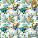 Ver imagem 1 de Papel de parede tropical aves