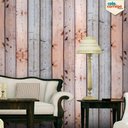 Ver imagem 1 de Papel de parede madeira rústica de demolição