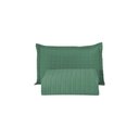 Ver imagem 1 de Kit Cobre Leito Colcha Unique Solteiro 2 Peças Matelado Percal 300 Fios - Verde