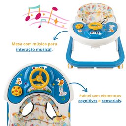 Andador de Bebê Infantil Musical Menina Menino Interativo - 4