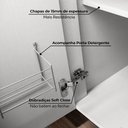 Ver imagem 5 de Balcão 120cm 2 Portas 3 Gavetas (sem Tampo) Americana Henn - Branco Hp Fosco