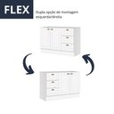 Ver imagem 3 de Balcão 120cm 2 Portas 3 Gavetas (sem Tampo) Americana Henn - Branco Hp Fosco