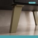Ver imagem 6 de Cozinha Completa Atlanta Clear 18 Portas 3 Gavetas MDP Preto Touch Carraro