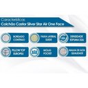 Ver imagem 3 de Cama Box Queen: Colchão Molas Castor Pocket Silver Star Air One Face + Base CRC Suede Clean(158x198