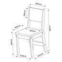 Ver imagem 4 de Conjunto Sala de Jantar Mesa Redonda com 4 Cadeiras Jady e Sol - Mel-offwhite