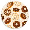 Capa Para Sousplat Donuts Chocolate Tecido Oxford 35x35cm - 3