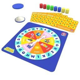 Jogo de Tabuleiro Letras Ocultas 1603100141 Jogos de Mesa Infantil Educativo Palvras Alfabeto Crian - 3