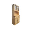 Ver imagem 2 de Cristaleira 4 Portas 2 Gavetas Madeira Maciça – Bali Mel