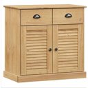 Ver imagem 7 de Cristaleira 4 Portas 2 Gavetas Madeira Maciça – Bali Mel