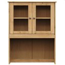 Ver imagem 4 de Cristaleira 4 Portas 2 Gavetas Madeira Maciça – Bali Mel