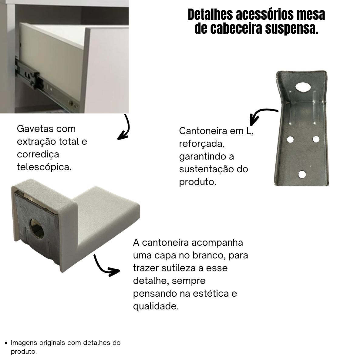 Kit 2 Mesas de Cabeceira Suspensa Retrô 1 Gaveta 100% Mdf Plancasa:verde Jade - 8