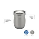 Ver imagem 3 de Cuia Térmica Tramontina em Aço Inox 240 Ml Tramontina