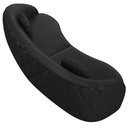 Ver imagem 5 de Sofá 3 Lugares para Sala Living Olimpo 288 Cm M03 Couríssimo Preto - Lyam Decor
