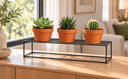 Ver imagem 1 de Suporte Floreira para Plantas Aramado Preto