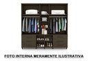 Ver imagem 2 de Roupeiro Triplex Guarda Roupas Londres Casal 12 Portas Amend Trinobel